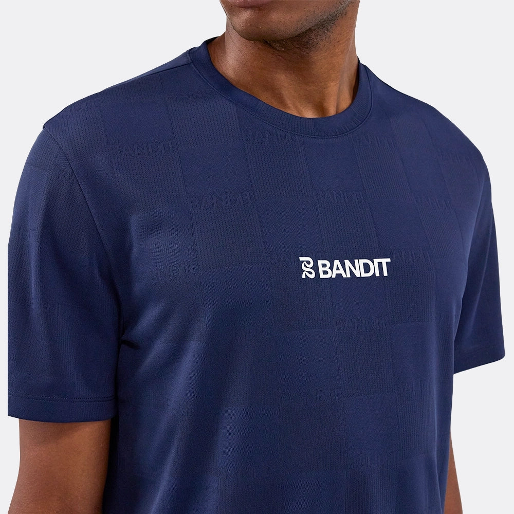 Bandit Cheque Jacquard Short Sleeve Tee - Image 3