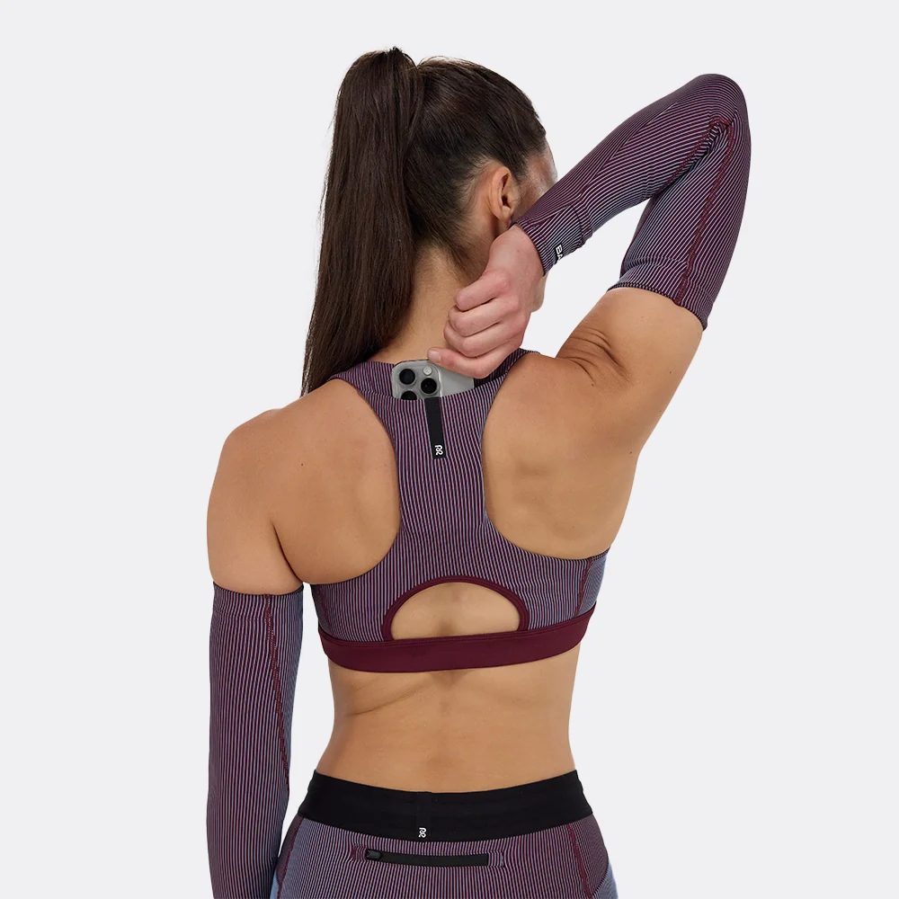 Bandit Striped Cadence™ Scoop Neck Run Bra - Image 3