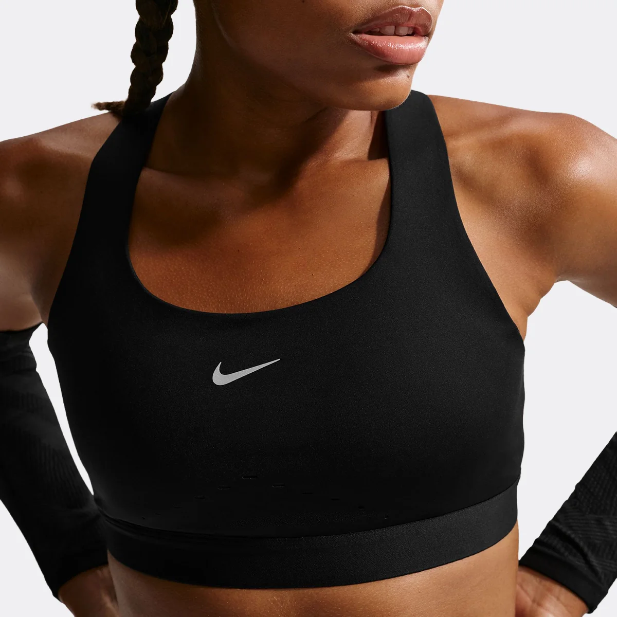 Nike Dri-Fit Swift High Support Lightly Lined Sports Bra - Image 3