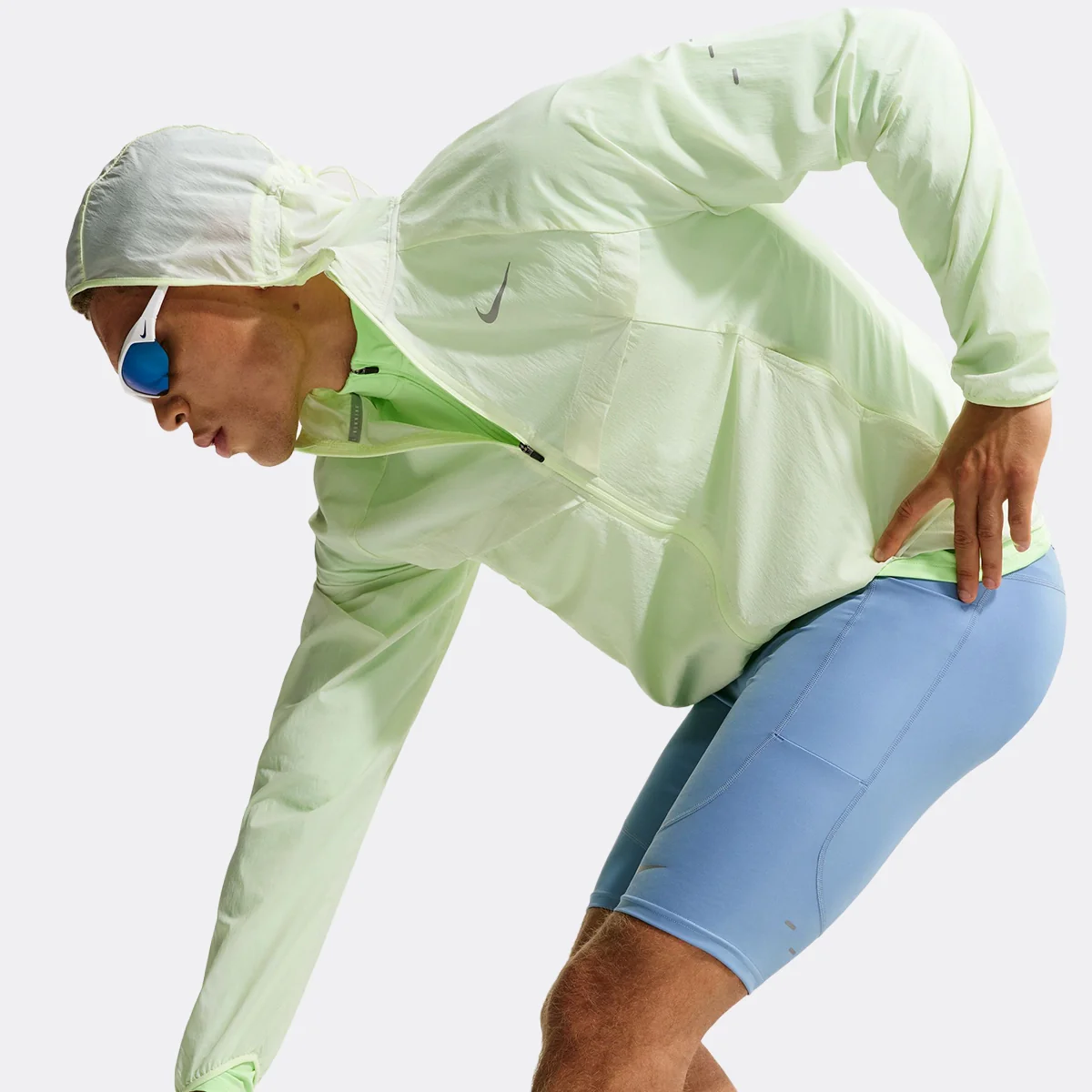 Nike Stride Dri-FIT 1/2-Length Running Tights - Image 4